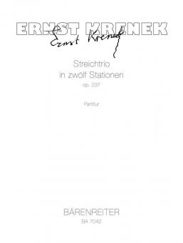 Streichtrio in zwölf Stationen op. 237 