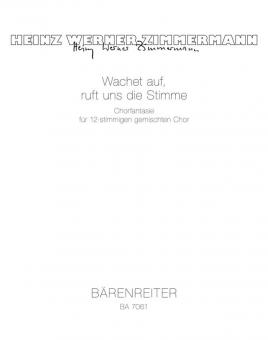 Wachet auf, ruft uns die Stimme Standard