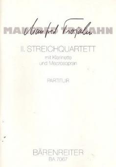 Zweites Streichquartett mit Klarinette und Mezzospran 