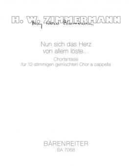 Nun sich das Herz von allem löste 