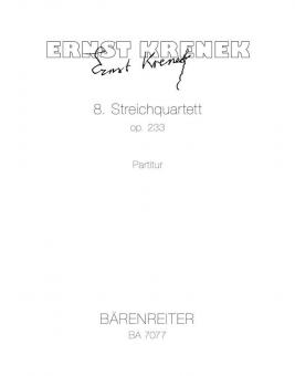 Achtes Streichquartett op. 233 