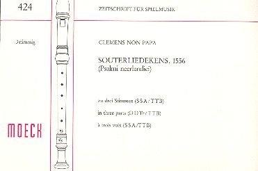 Souterliedekens, 1556 