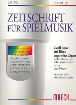 Zwölf Lieder und Tänze ungarischer Zigeuner 