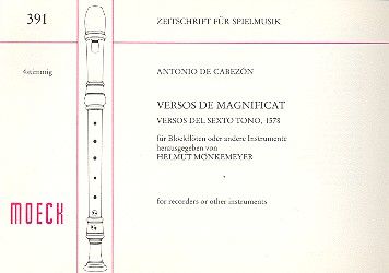 Versos de Magnificat, Versos del sexto tono 