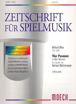 Vier Pavanen zu fünf Stimmen 