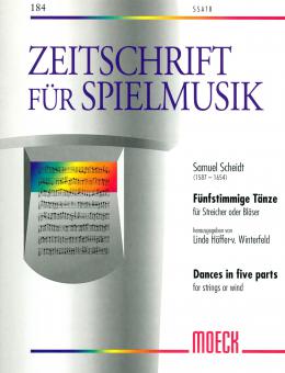 Fünfstimmige Tänze 