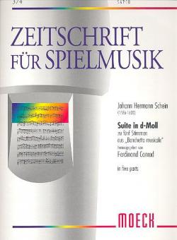 Suite in d-Moll zu fünf Stimmen, aus 'Banchetto musicale' 