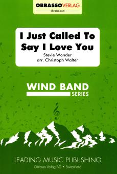 I Just Called To Say I Love You 