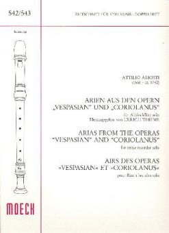 Arien aus den Opern 'Vespasian' und 'Coriolanus' 