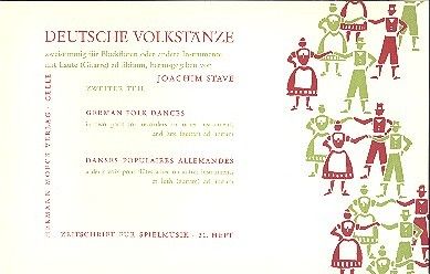 Deutsche Volkstänze, zweistimmig 