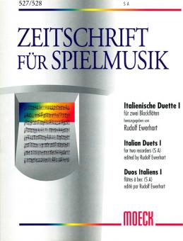 Italienische Duette, um 1730, Heft I 