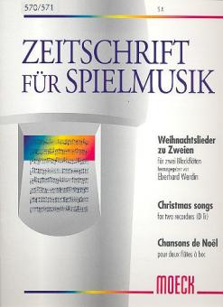 Weihnachtslieder zu zweien 