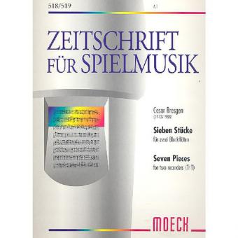 7 Stücke für zwei Blockflöten 