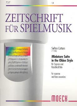 Miniature Suite in The Olden Style 