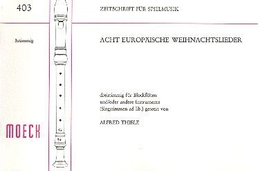 Acht europäische Weihnachtslieder 