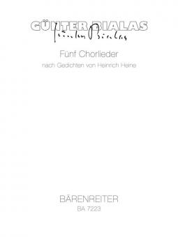 5 Lieder nach Gedichten von Heinrich Heine Standard