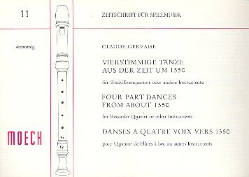 Vierstimmige Tänze aus der Zeit um 1550 