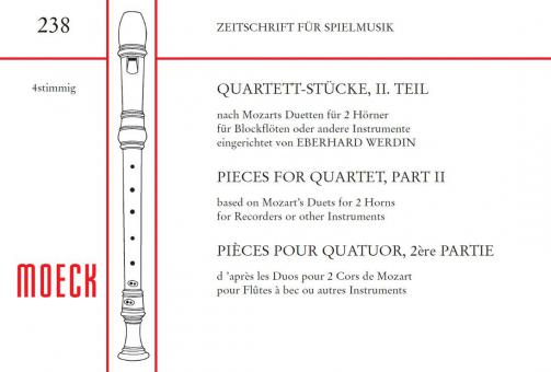 Quartettstücke, Teil II 