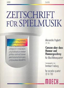 Canzon uber dass Henner und Hannergeschrey 