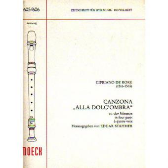 Canzona 'Alla dolc' ombra' 