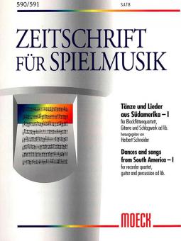 Tänze und Lieder aus Südamerika, Heft I 