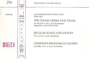 Weltliche Lieder und Tänze 