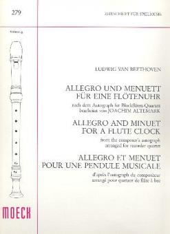Allegro und Menuett für eine Flötenuhr 