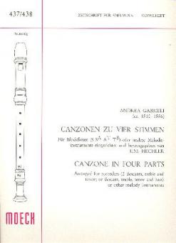 Canzonen zu vier Stimmen 