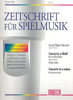 Concerto a-Moll TWV 52:a2 