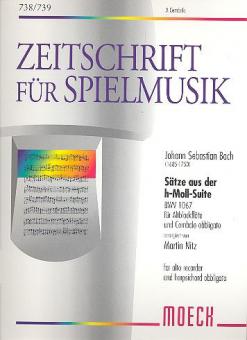 Sätze aus der h-Moll-Suite BWV 1067 