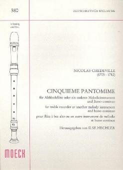 Cinquième Pantomime 