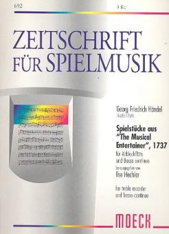 Spielstücke aus 'The Musical Entertainer' 