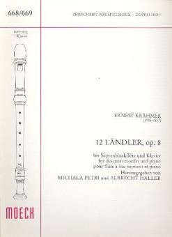Zwölf Ländler, op. 8 