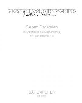 7 Bagatellen mit Apotheose der Glasharmonika Standard