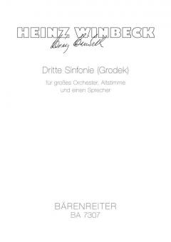 Sinfonie Nr. 3 ('Grodek') 