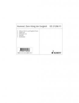 Dem König der Ewigkeit op. 17 Standard