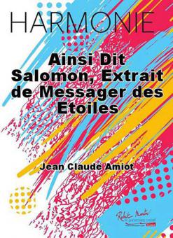 Ainsi Dit Salomon, Extrait de Messager des Etoiles 