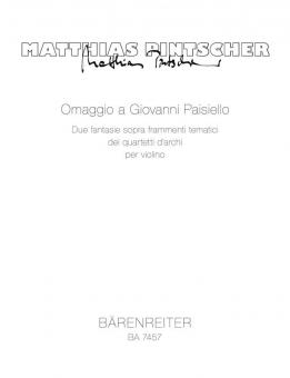 Omaggio a Giovanni Paisiello Standard