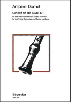Concert en Trio (Livre III/1) 