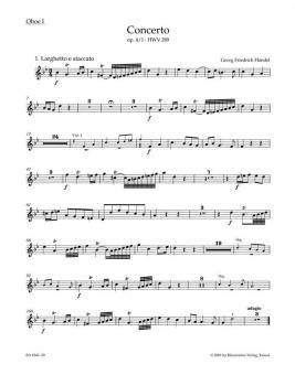 Konzert g-Moll op. 4/1 HWV 289 Standard