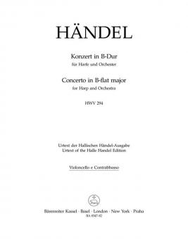 Konzert B-Dur op. 4/6 HWV 294 
