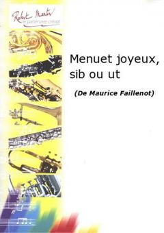 Menuet joyeux, sib ou ut 