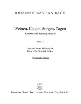Weinen, Klagen, Sorgen, Zagen 