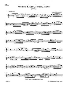 Weinen, Klagen, Sorgen, Zagen 