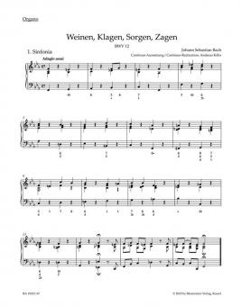 Weinen, Klagen, Sorgen, Zagen 