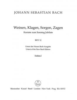Weinen, Klagen, Sorgen, Zagen 
