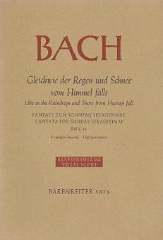 Gleichwie der Regen und Schnee vom Himmel fällt 