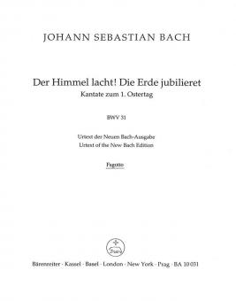 Der Himmel lacht, die Erde jubilieret 