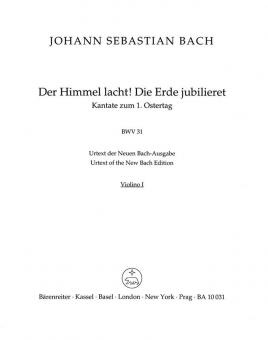 Der Himmel lacht, die Erde jubilieret 