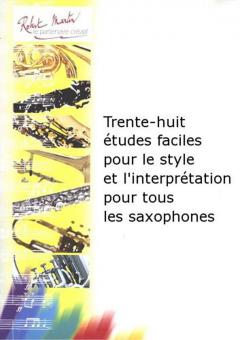 Trente-huit études faciles 
